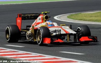 HRT prepared for a tough Hungarian Grand Prix