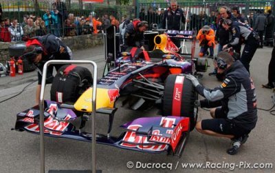 Red Bull modifie ses procédures d’arrêts aux stands