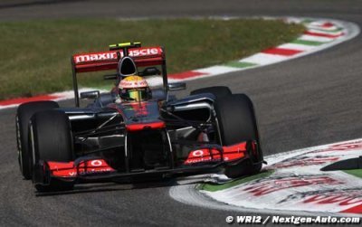 Free 3: Hamilton fastest as Vettel falters in final practice at Monza