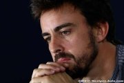 Alonso : La F1 souffre du manque de compétition