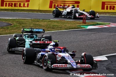 Tsunoda remercie les ’super héros’ de RB F1 pour son point marqué au Japon