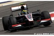 GP2 cars on Senna's pace in sunny Bahrain