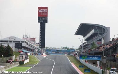 Le DRS aura une zone de 830 mètres à Barcelone