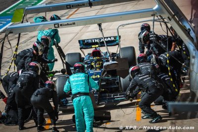 Mercedes F1 admet devoir progresser sur les arrêts aux stands