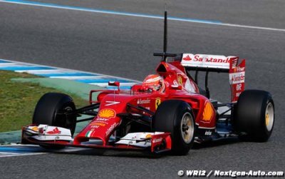 Raikkonen fastest on quiet first day of testing