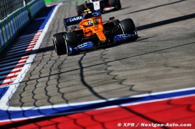 Norris ne sait pas d’où venait son problème de direction en Russie