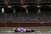 Pérez assure pour Racing Point, Stroll endommage son fond plat