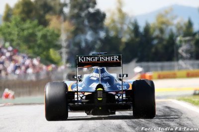 FP1 & FP2 - Spanish GP report: Force India Mercedes