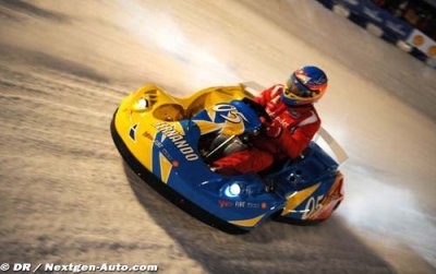 Alonso does the double on ice