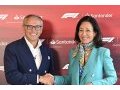 La F1 annonce Santander comme nouveau partenaire