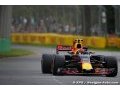 Verstappen aurait dû commencer en 2017 chez Red Bull