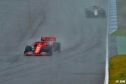 Leclerc peste contre l'asphalte du circuit mais assume son erreur