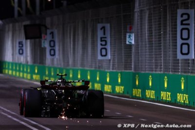 Mercedes F1 démarre en force et avec le sourire à Singapour