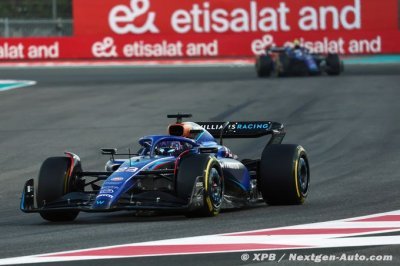 Williams F1 n’a pas brillé mais conserve la 7e place du championnat à Abu Dhabi