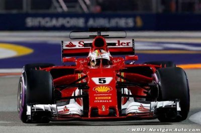 Vettel bat les Red Bull et signe une pole exceptionnelle à Singapour