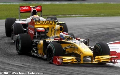 Debriefing Renault F1 avec Alan Permane après la Malaisie