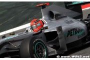 La "nouvelle" Mercedes plaît à Schumacher