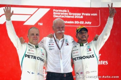 Zetsche félicite Hamilton et revient sur la domination de Mercedes