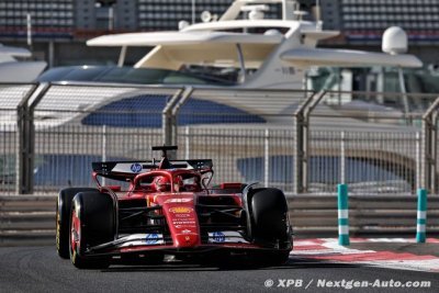 Essais F1 à Abu Dhabi&nbsp;: Leclerc conclut en tête devant la Williams&nbsp;de&nbsp;Sainz