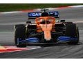 Vidéo - La McLaren MCL35 en piste à Barcelone