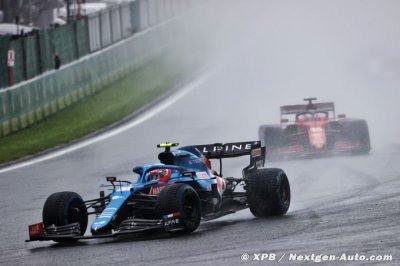 Ocon&nbsp;: Ne pas courir était ’la bonne chose à faire’ en Belgique