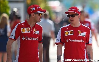 Raikkonen is on Vettel’s pace - manager