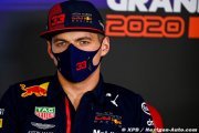 Verstappen ne s'attend pas à rattraper Mercedes F1 en 2021