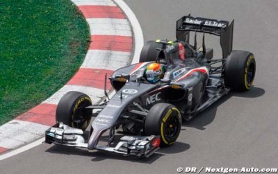 Sutil au volant de la seule Sauber en qualification