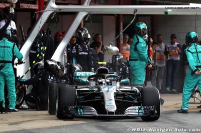 Bottas a frôlé la correctionnelle avec les Pirelli en Espagne