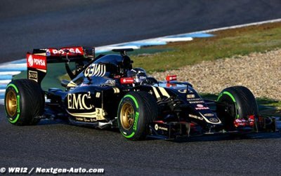 Grosjean&nbsp;: La nouvelle Lotus le rend heureux