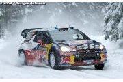 Les Citroën DS3 WRC chassent la neige