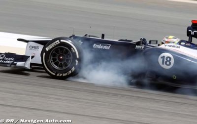 Double abandon pour les pilotes Williams 