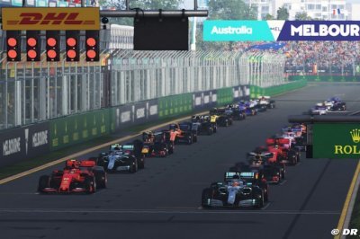 Le plateau de la course virtuelle de Melbourne est complet