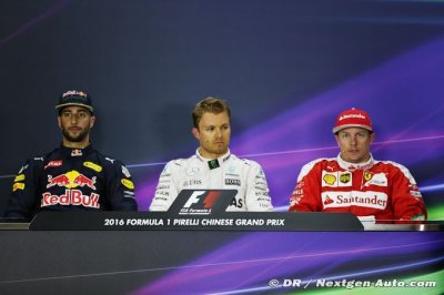2016 Chinese Grand Prix - Qualifying Press Conference