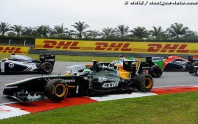 Un diffuseur soufflé type Red Bull pour Team Lotus