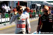 Grosjean partira de la voie des stands