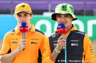 Norris&nbsp;: Ricciardo et Piastri ’ne pourraient pas être plus opposés’