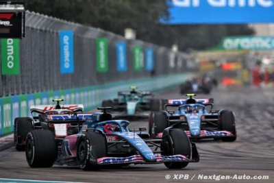 Alpine F1 estimé avoir marqué des points mérités à Miami