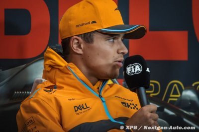 Norris s’excuse pour le trophée cassé et promet de faire ’plus attention’