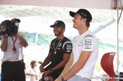 Hamilton et Rosberg seront bien mobilisés pour les essais Pirelli