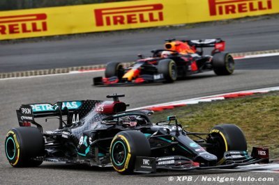Red Bull veut continuer à se rapprocher de Mercedes F1
