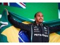 Hamilton nommé citoyen d'honneur du Brésil en marge du Grand Prix