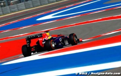 Les Red Bull sur la première ligne à Austin
