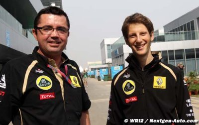 Boullier a mis Grosjean en haut de sa liste