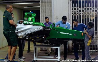 Caterham ’busy’ setting up in Abu Dhabi