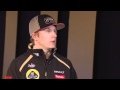 Videos - Lotus E20 launch - Interviews with Raikkonen, Grosjean & Boullier