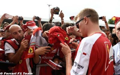 Räikkönen étonne Arrivabene à Monza