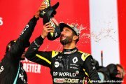 Ricciardo a eu le sourire quand il vu Pérez rentrer aux stands à Imola