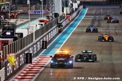 Safety car : les pilotes ne comprennent pas les choix de la FIA à Abu Dhabi