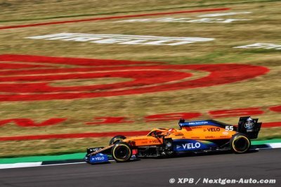 Norris en Q3, Sainz pénalisé par un souci de refroidissement